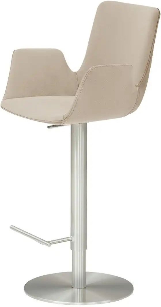 Barhocker MyHelios ¦ beige ¦ Maße (cm): B: 52 T: 35.0 Polstermöbel > Hocker > Barhocker - Höffner