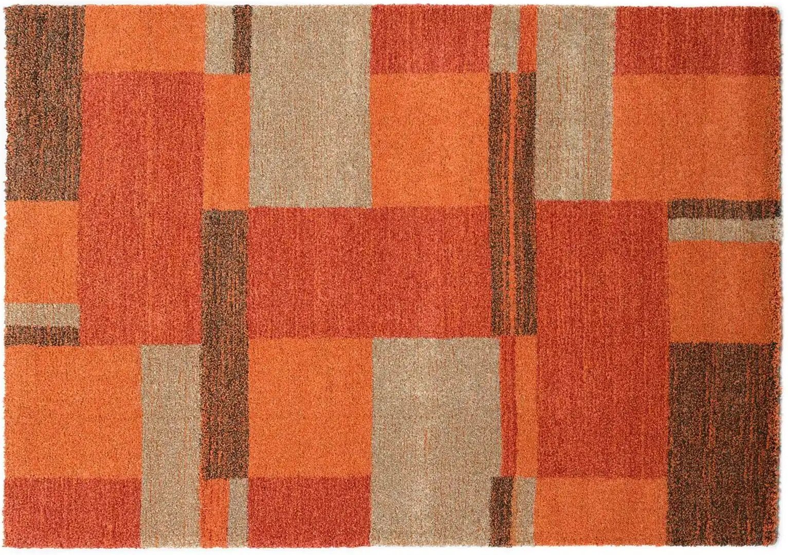 meinTeppich Hochflorteppich Castle Beppo ¦ rot ¦ Synthetische Fasern ¦ Maße (cm): B: 120 Teppiche > Hochflorteppiche - ...