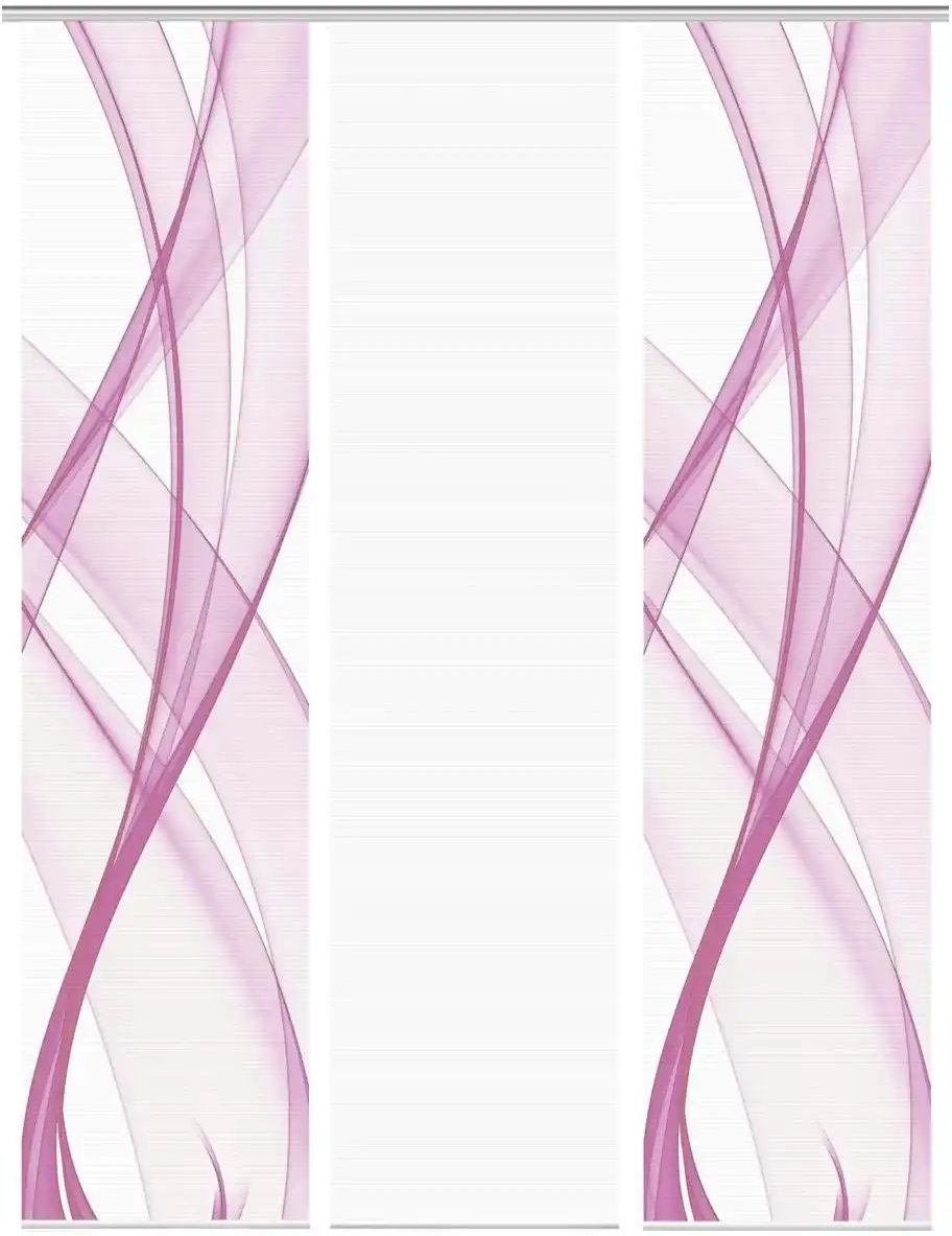 VISION S Schiebevorhang ¦ rosa/pink ¦ Synthetik ¦ Maße (cm): B: 60 H: 260 Gardinen & Rollos > Gardinen & Vorhänge > Sc...