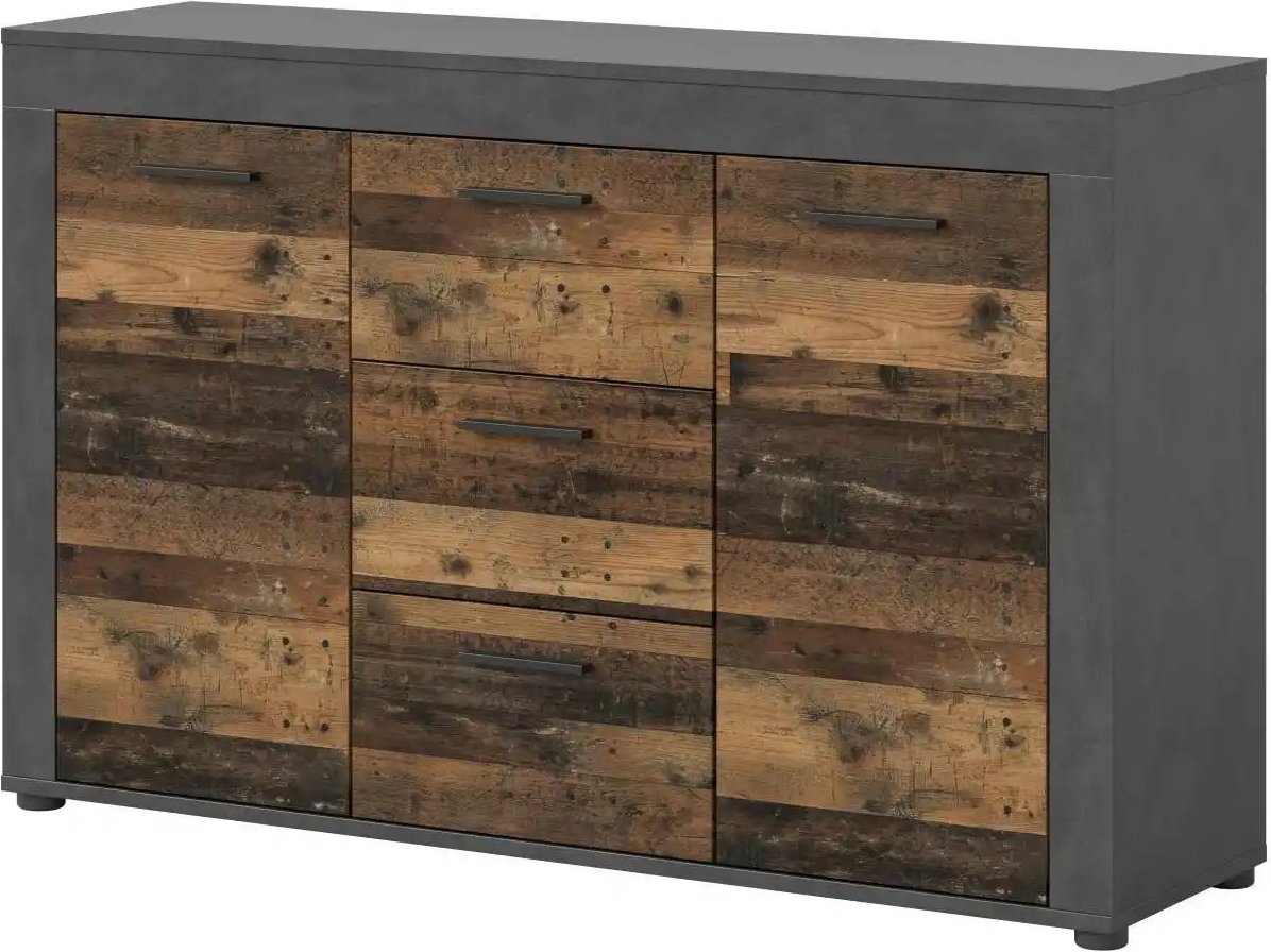Thumbnail - Sideboard Bardenas ¦ schwarz ¦ Maße (cm): B: 125 H: 80 Kommoden & Sideboards > Sideboards - Höffner
