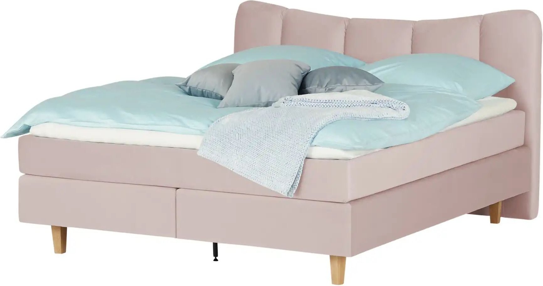 Thumbnail - Boxspringbett Dalur ¦ rosa/pink ¦ Maße (cm): B: 160 H: 110 Betten > Boxspringbetten - Höffner