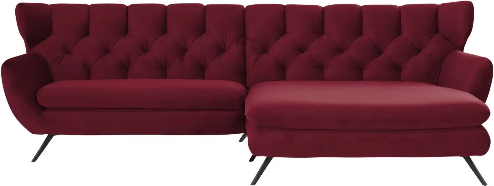 Jette Home Ecksofa Caldara ¦ rot ¦ Maße (cm): B: 300 H: 94 T: 175.0 Polstermöbel > Sofas > Ecksofas - Höffner