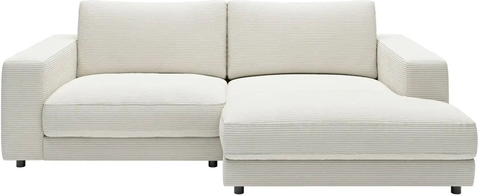 Thumbnail - Jette Home Ecksofa in Cord Sila ¦ weiß ¦ Maße (cm): B: 250 H: 85 T: 170.0 Polstermöbel > Sofas > Ecksofas - Höffner