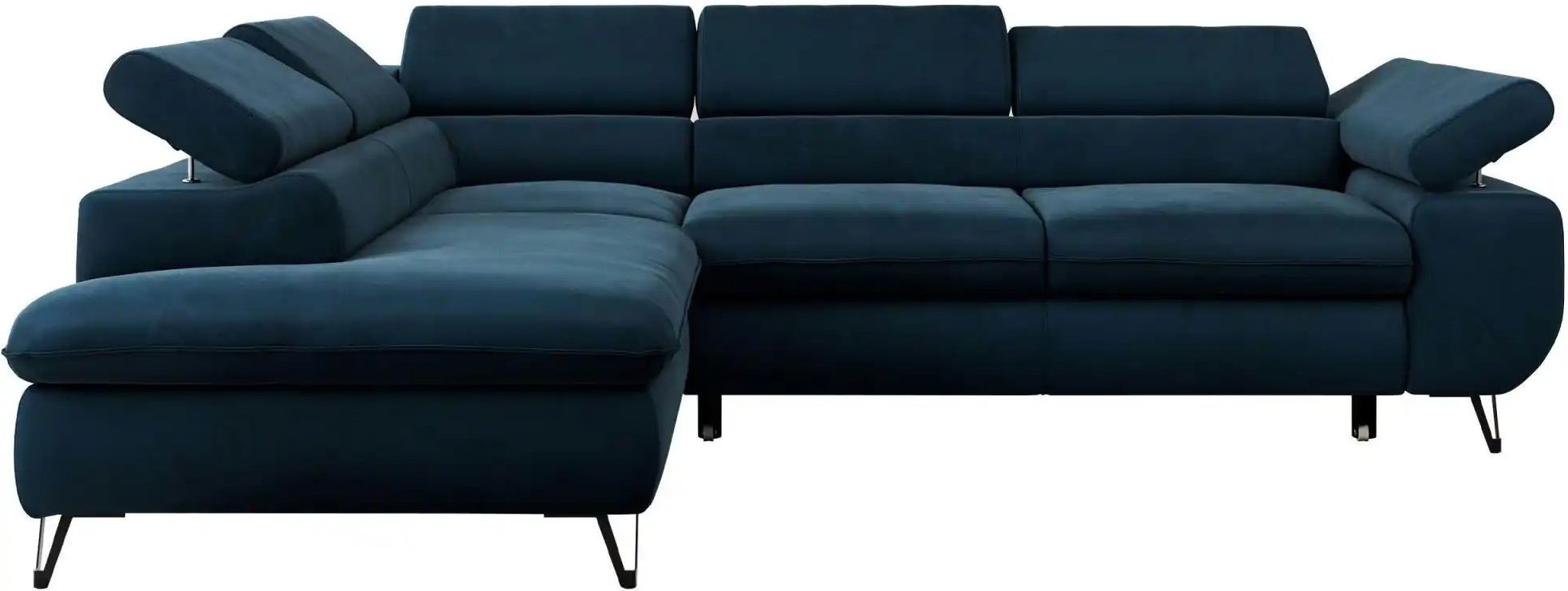 Ecksofa mit Schlaffunktion Peter ¦ blau ¦ Maße (cm): B: 273 H: 76 Polstermöbel > Sofas > Ecksofas - Höffner