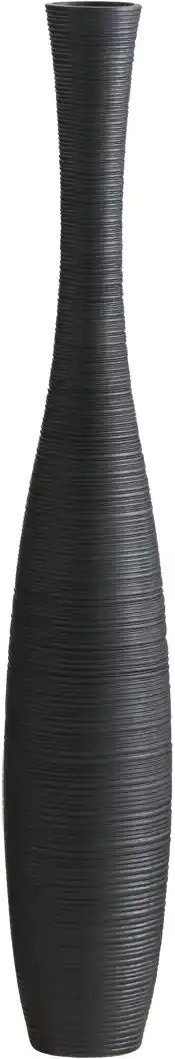 HOME STORY Vase ¦ schwarz ¦ Polyresin (Kunstharz) ¦ Maße (cm): H: 105 Ø: 17 Accessoires > Vasen - Höffner