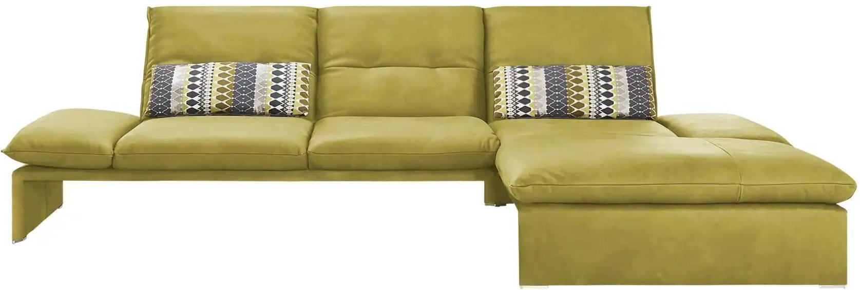 KOINOR Leder-Ecksofa Humfrey ¦ grün ¦ Maße (cm): B: 314 H: 93 T: 159.0 Polstermöbel > Sofas > Ecksofas - Höffner