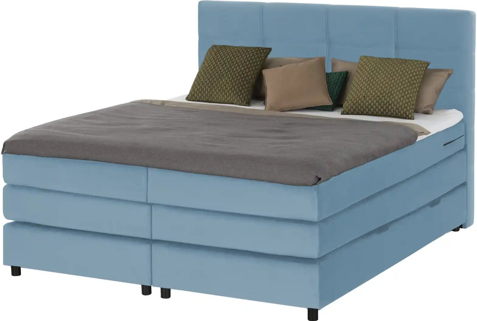 Boxspringbett Wind ¦ blau ¦ Maße (cm): B: 180 H: 152 Betten > Boxspringbetten - Höffner