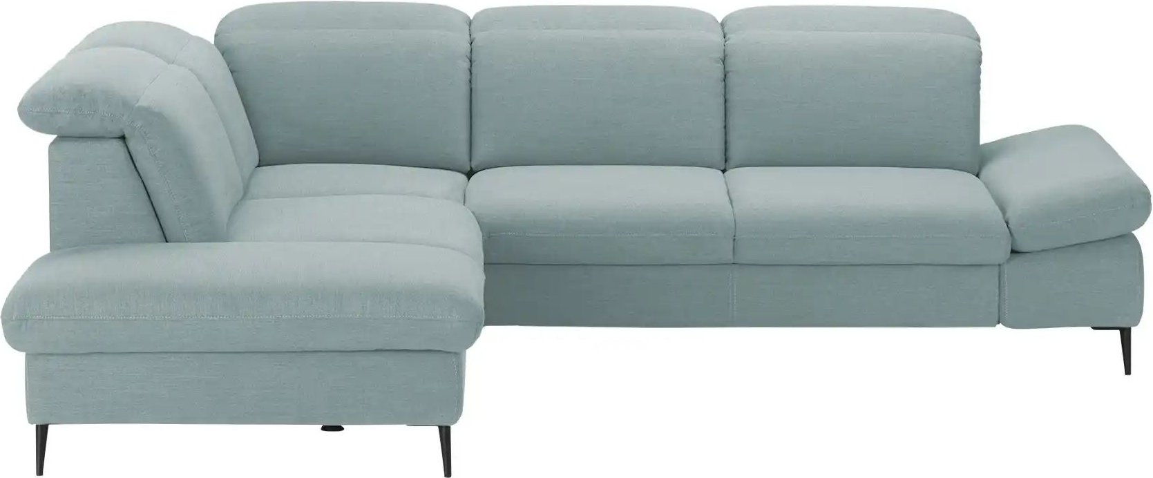 uno Ecksofa  Serra ¦ blau ¦ Maße (cm): B: 268 H: 81 T: 215.0 Polstermöbel > Sofas > Ecksofas - Höffner