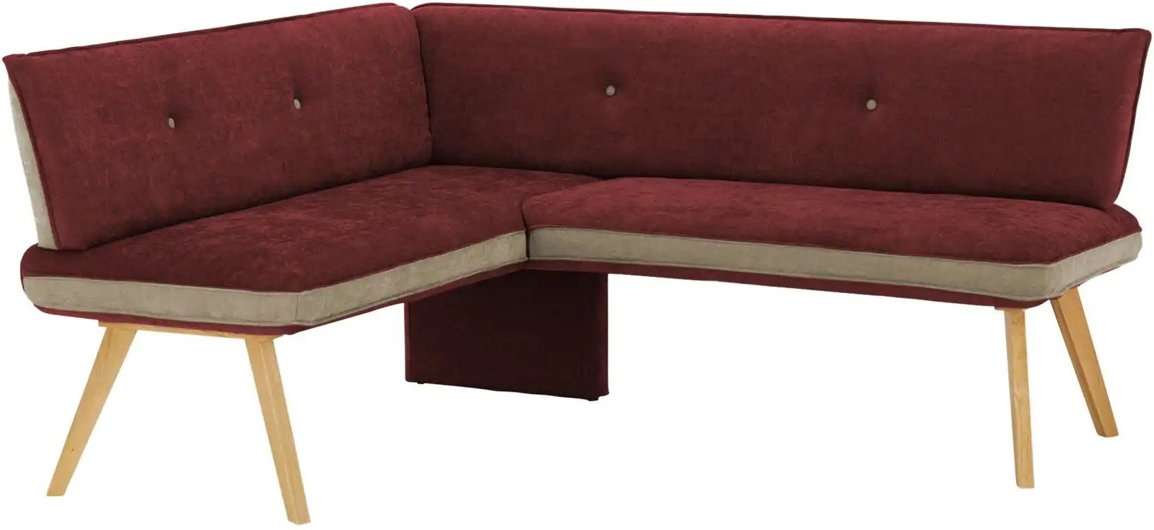 Woodford Eckbank Sunna ¦ rot ¦ Maße (cm): H: 86 Bänke > Eckbänke - Höffner