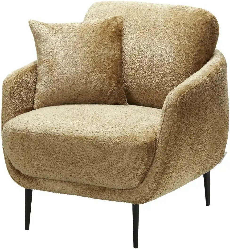 Jette Home Sessel Polly ¦ gold ¦ Maße (cm): B: 78 H: 80 T: 90.0 Polstermöbel > Sessel > Polstersessel - Höffner