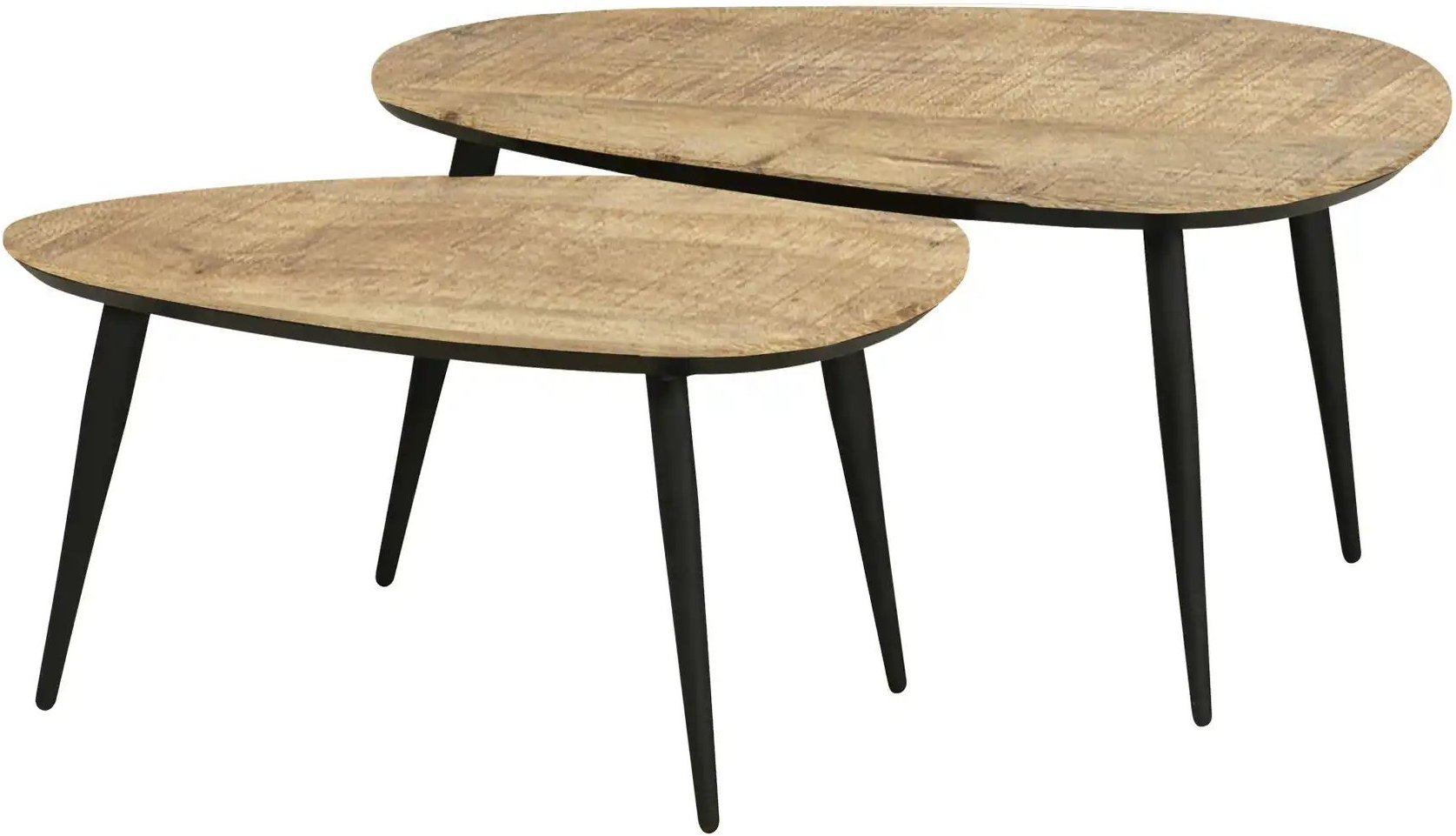 uno Couchtisch 2er Set Dortmund ¦ holzfarben ¦ Maße (cm): B: 60 H: 45 Tische > Couchtische > Couchtische andere Formen ...