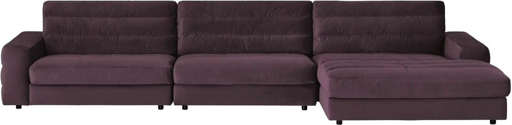 Thumbnail - Ecksofa Samt Scarlatti ¦ lila/violett ¦ Maße (cm): B: 416 H: 83 T: 205.0 Polstermöbel > Sofas > Ecksofas - Höffner