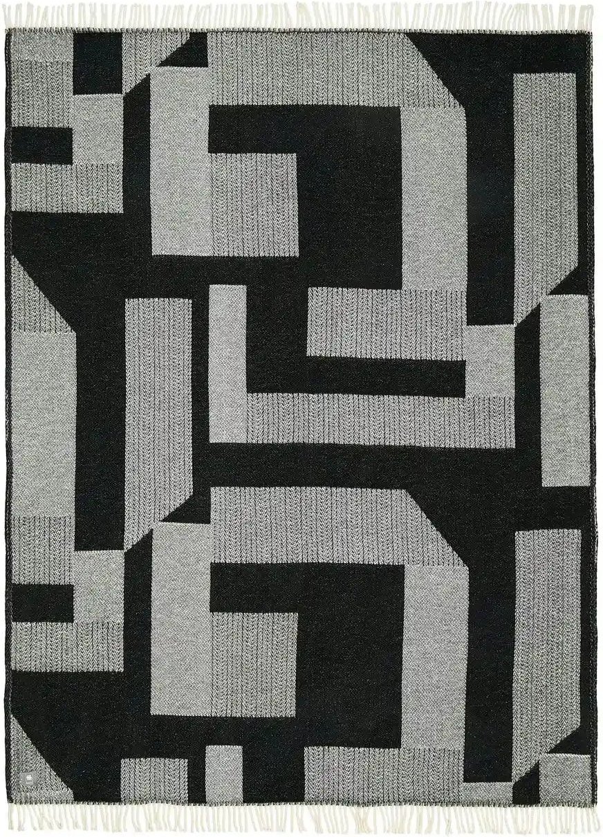 Thumbnail - Musterring Plaid ¦ schwarz ¦ Synthetik ¦ Maße (cm): B: 140 H: 2 Dekokissen & Decken > Kuscheldecken & Wohndecken - Höf...