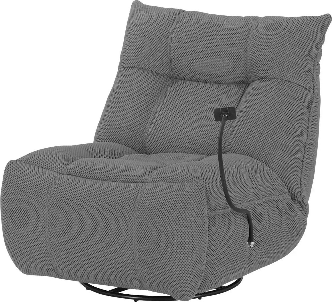 uno Sessel Relaxfunktion Tokyo ¦ grau ¦ Maße (cm): B: 83 H: 85 T: 106.0 Polstermöbel > Sessel > Relaxsessel - Höffner