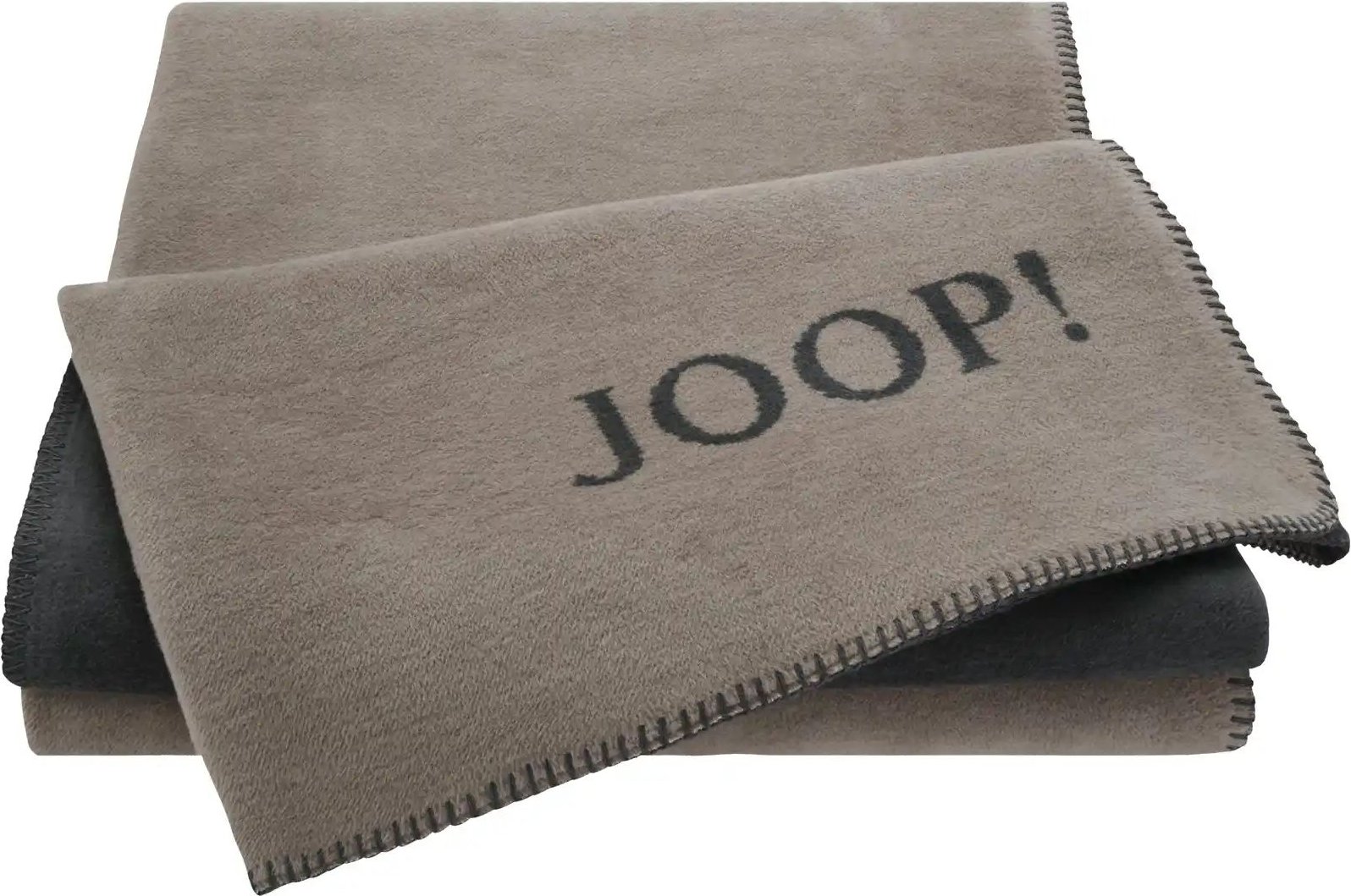 JOOP! Wohndecke JOOP! Uni-Doubleface ¦ grau ¦ Baumwollmischgewebe ¦ Maße (cm): B: 150 Dekokissen & Decken > Kuscheldeck...