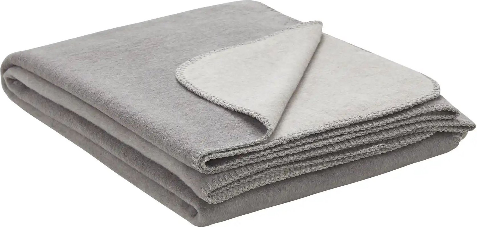 Biederlack Wendeplaid Carla ¦ silber ¦ Baumwollmischgewebe ¦ Maße (cm): B: 150 Dekokissen & Decken > Kuscheldecken & Wo...