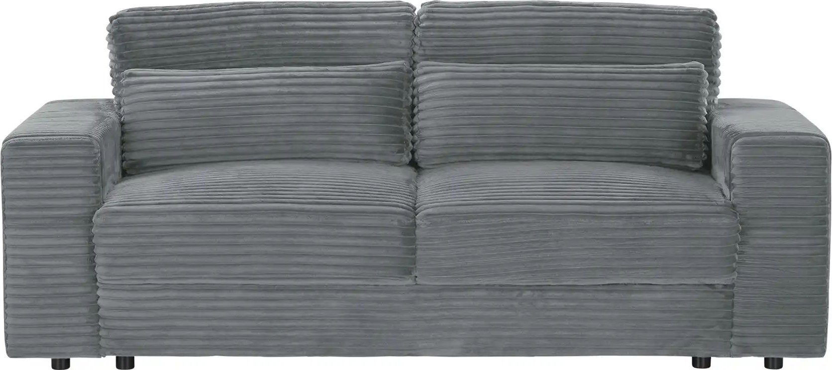 Big Sofa Branna ¦ grau ¦ Maße (cm): B: 209 H: 89 T: 102.0 Polstermöbel > Sofas > 2-Sitzer - Höffner