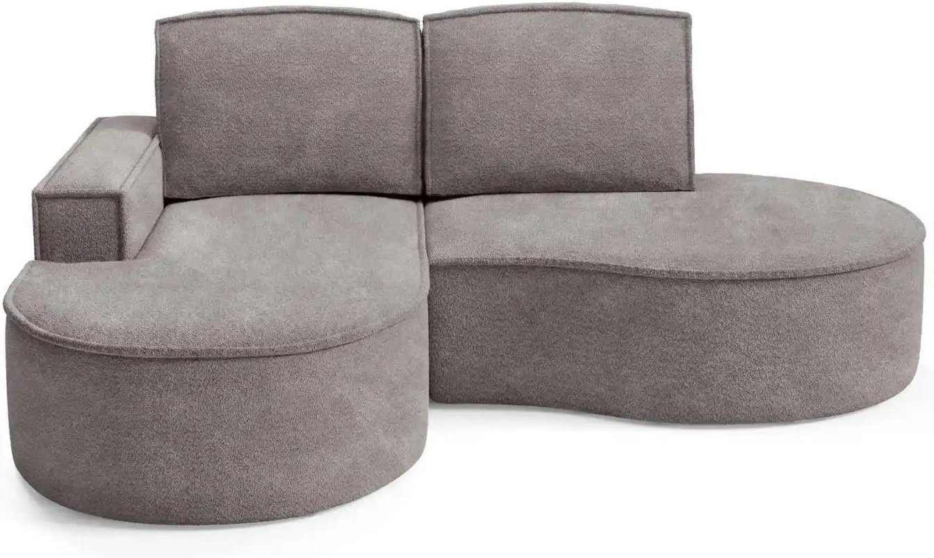 Ecksofa Flow ¦ grau ¦ Maße (cm): B: 210 H: 88 Polstermöbel > Sofas > Ecksofas - Höffner