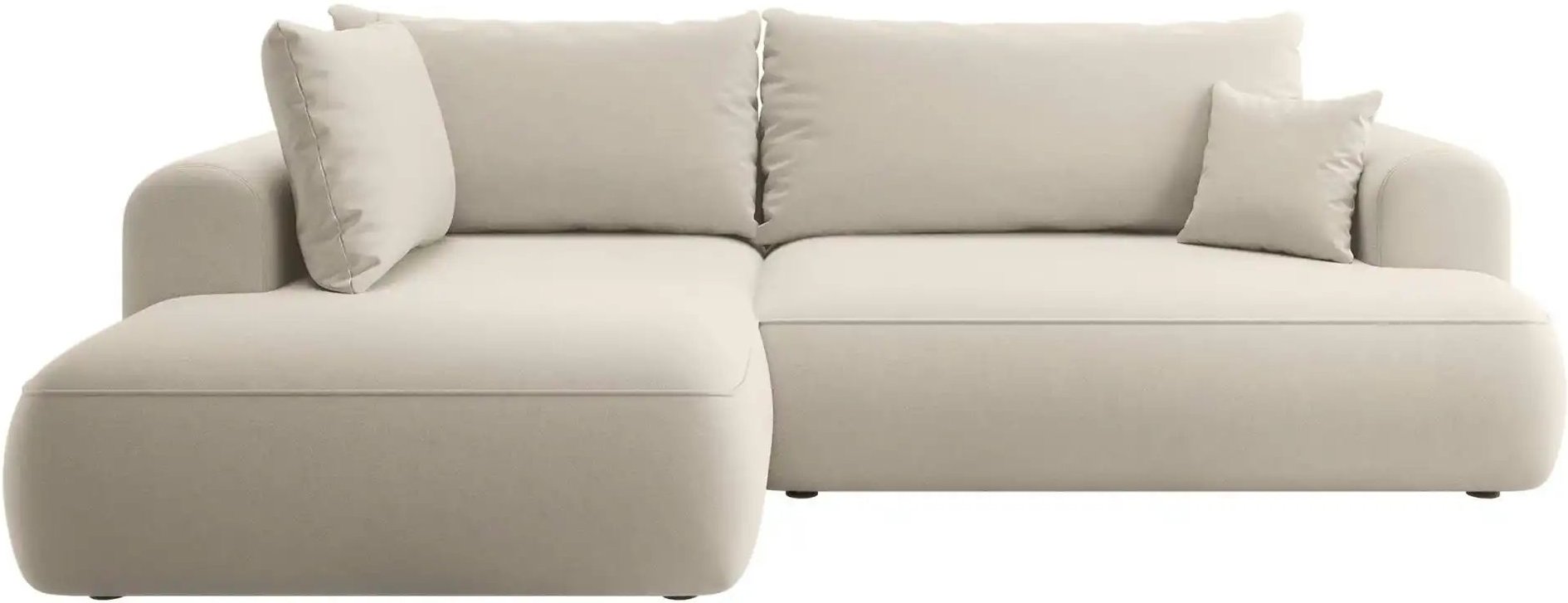 Selsey Ecksofa mit Schlaffunktion Ovo ¦ beige ¦ Maße (cm): B: 262 H: 95 Polstermöbel > Sofas > 3-Sitzer - Höffner
