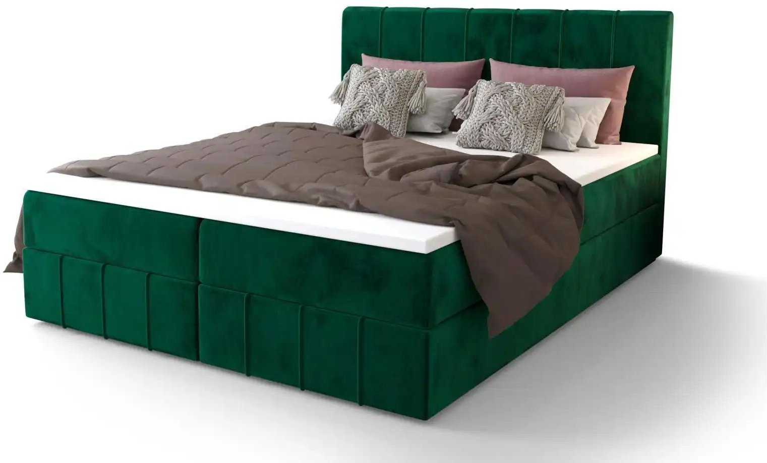 Boxbett mit Stauraum Bahama ¦ grün ¦ Maße (cm): B: 160 H: 102 Betten > Komfortbetten - Höffner