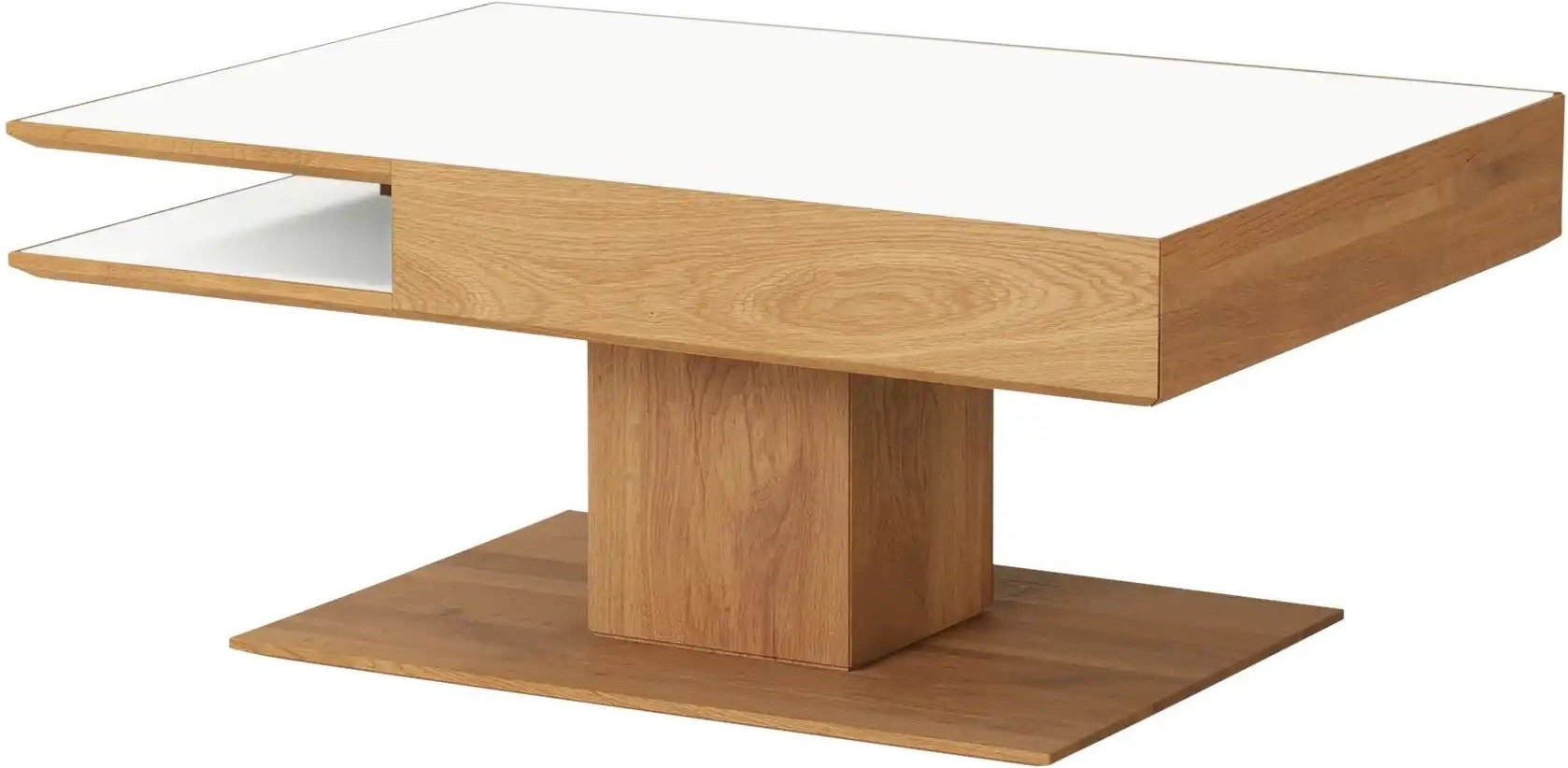 HARTMANN Couchtisch Caya ¦ weiß ¦ Maße (cm): B: 75 H: 46 Tische > Mehr Tische > Couchtische mit Glasplatte - Höffner