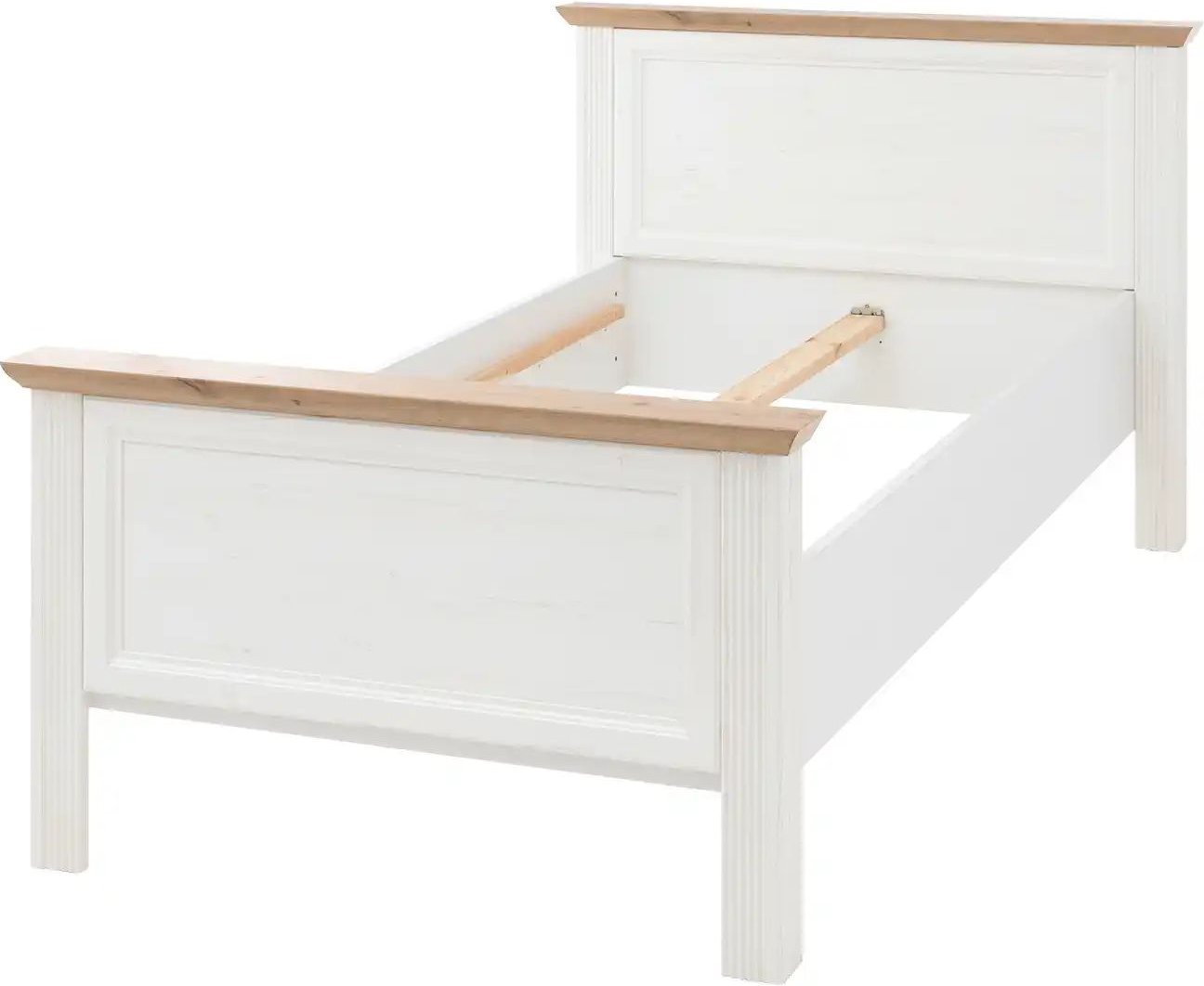 Thumbnail - Einzelbett Varese ¦ weiß ¦ Maße (cm): B: 125 H: 98 Betten > Bettgestelle - Höffner