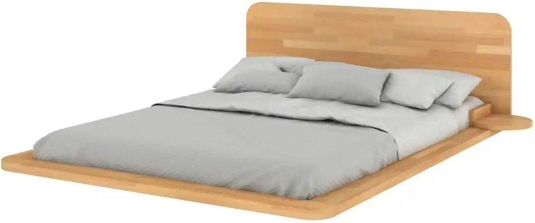 Massivholzbett Buche Japandic ¦ holzfarben ¦ Maße (cm): B: 240,5 H: 79 Betten > Bettgestelle - Höffner