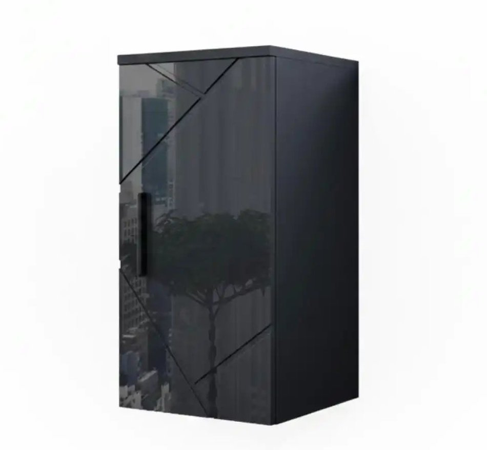 Badschrank ¦ schwarz ¦ Maße (cm): B: 30 H: 59 Schränke > Badschränke > Bad-Hängeschränke - Höffner