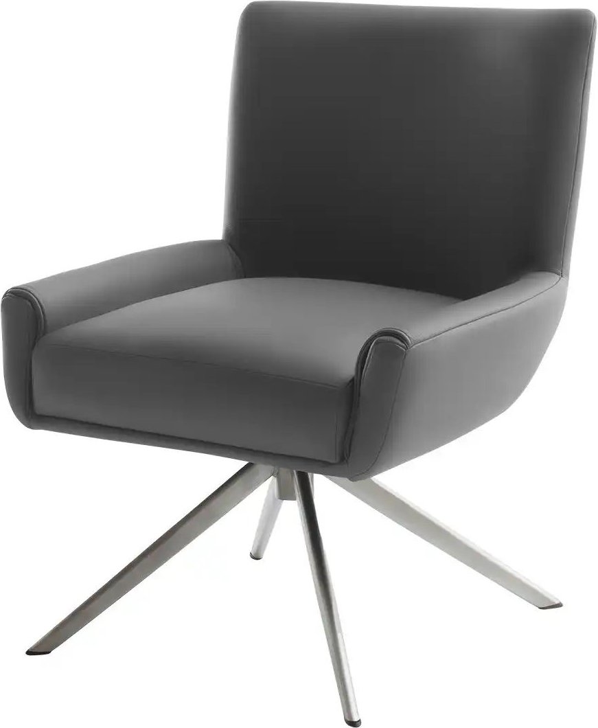 Esszimmerstuhl XL Nelson ¦ grau ¦ Maße (cm): B: 70 H: 88 T: 71.0 Stühle > Küchenstühle > Polster Küchenstühle - Höffner