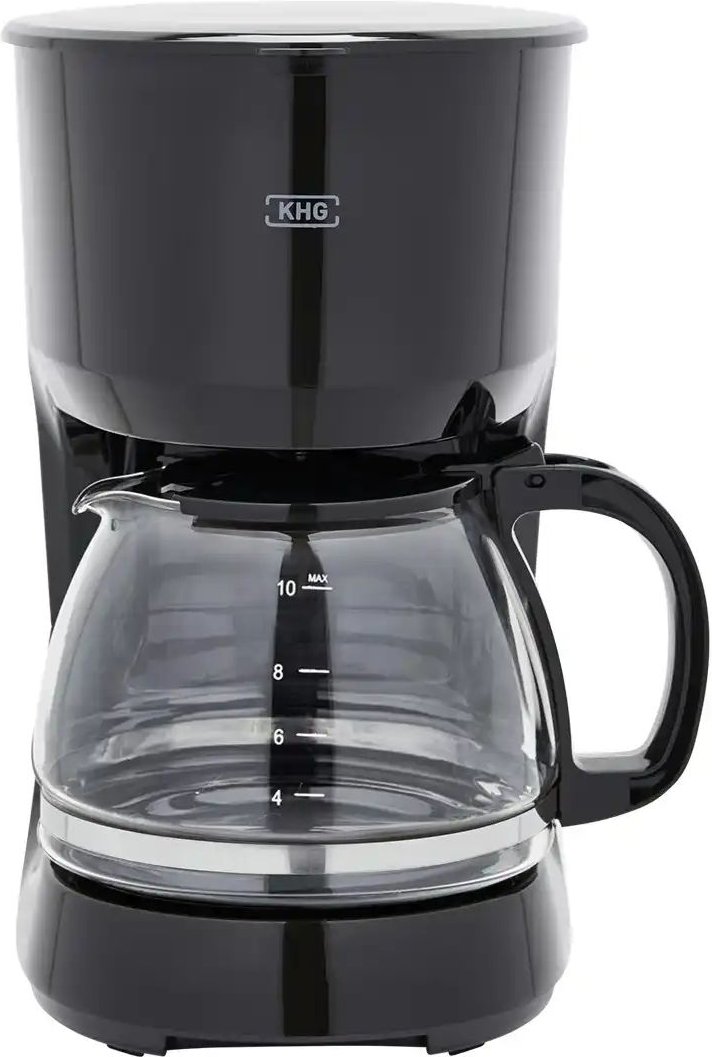 Thumbnail - KHG Kaffeautomat KA-128S ¦ schwarz ¦ Kunststoff,Glas,Metall ¦ Maße (cm): B: 23 H: 29,7 T: 17.5 Elektrokleingeräte > Kaf...