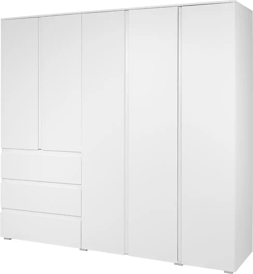 smart Drehtürenschrank BEN ¦ weiß ¦ Maße (cm): B: 200 H: 191 T: 55.0 Schränke > Kleiderschränke > Drehtürenschränke - H...