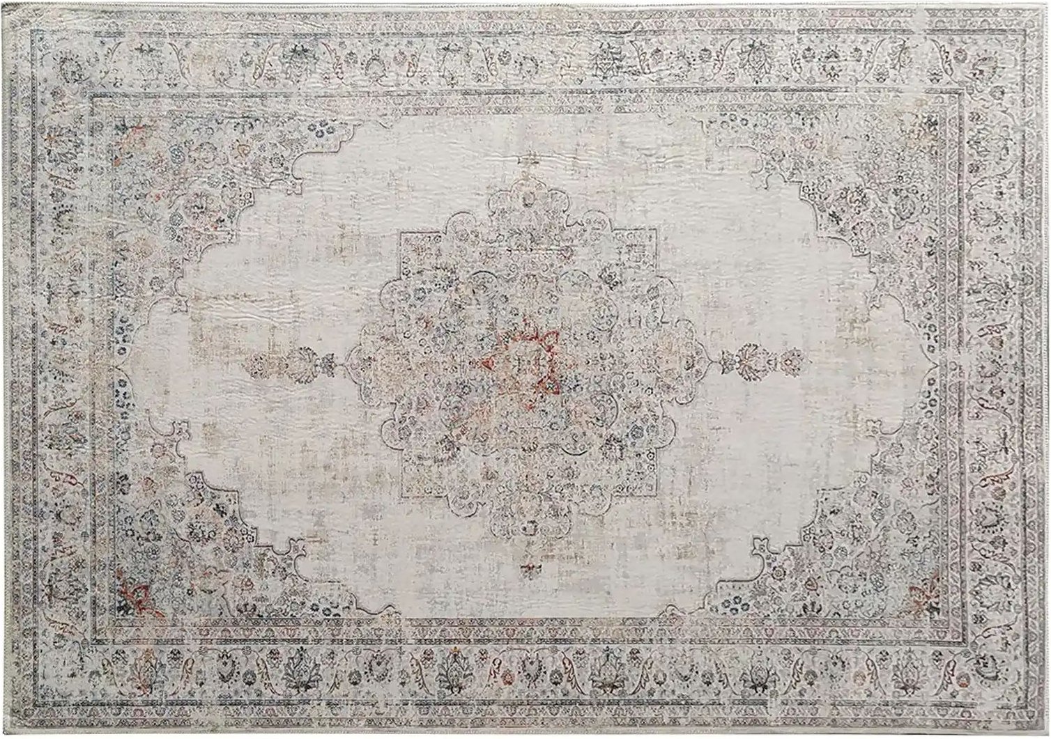 como Kurzflorteppich Flat Beauty ¦ beige ¦ Synthetische Fasern ¦ Maße (cm): B: 200 Teppiche > Vintage Teppiche - Höffne...