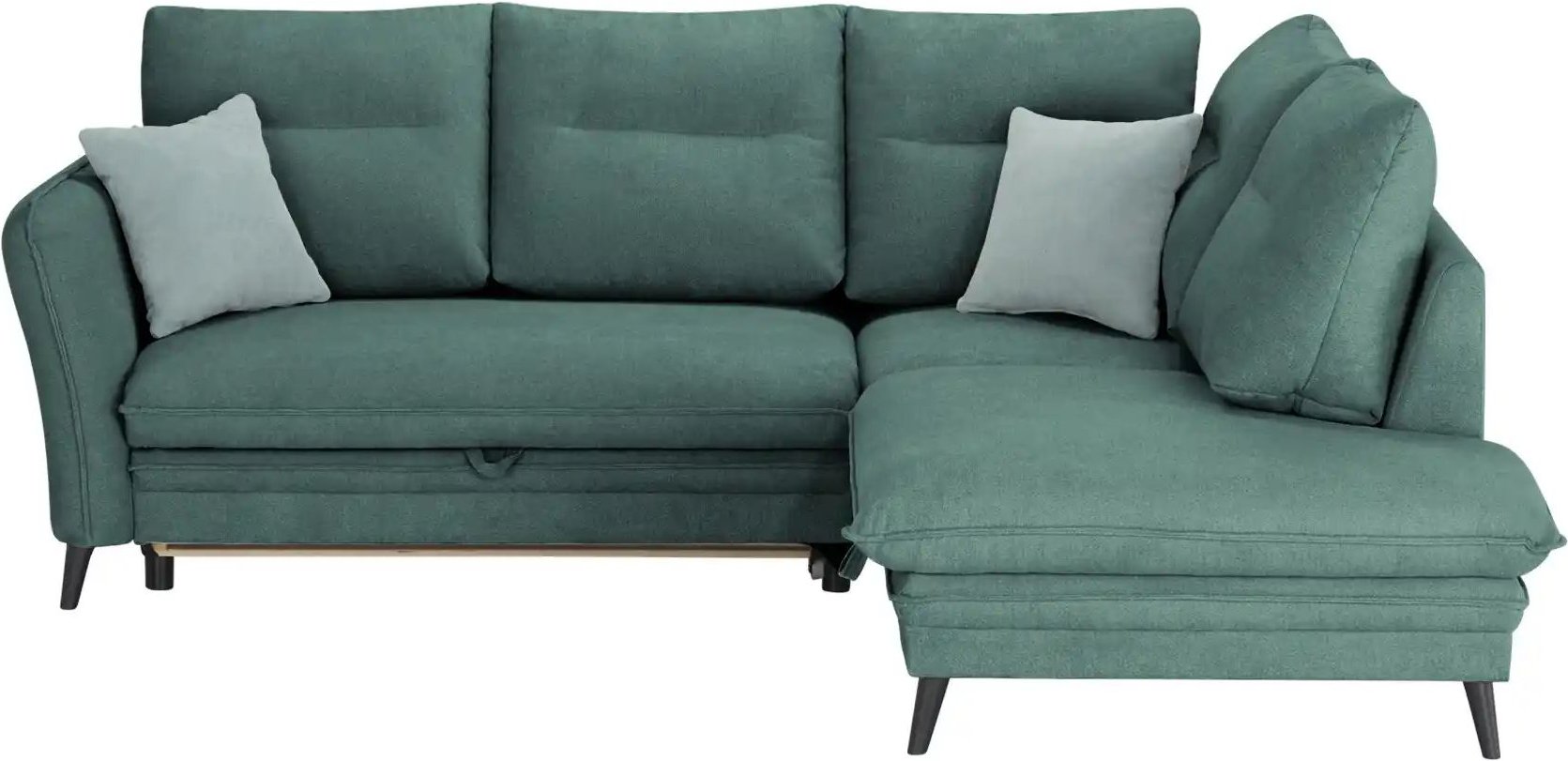 Thumbnail - Ecksofa Wilma ¦ grün ¦ Maße (cm): B: 245 H: 95 T: 203.0 Polstermöbel > Sofas > 3-Sitzer - Höffner