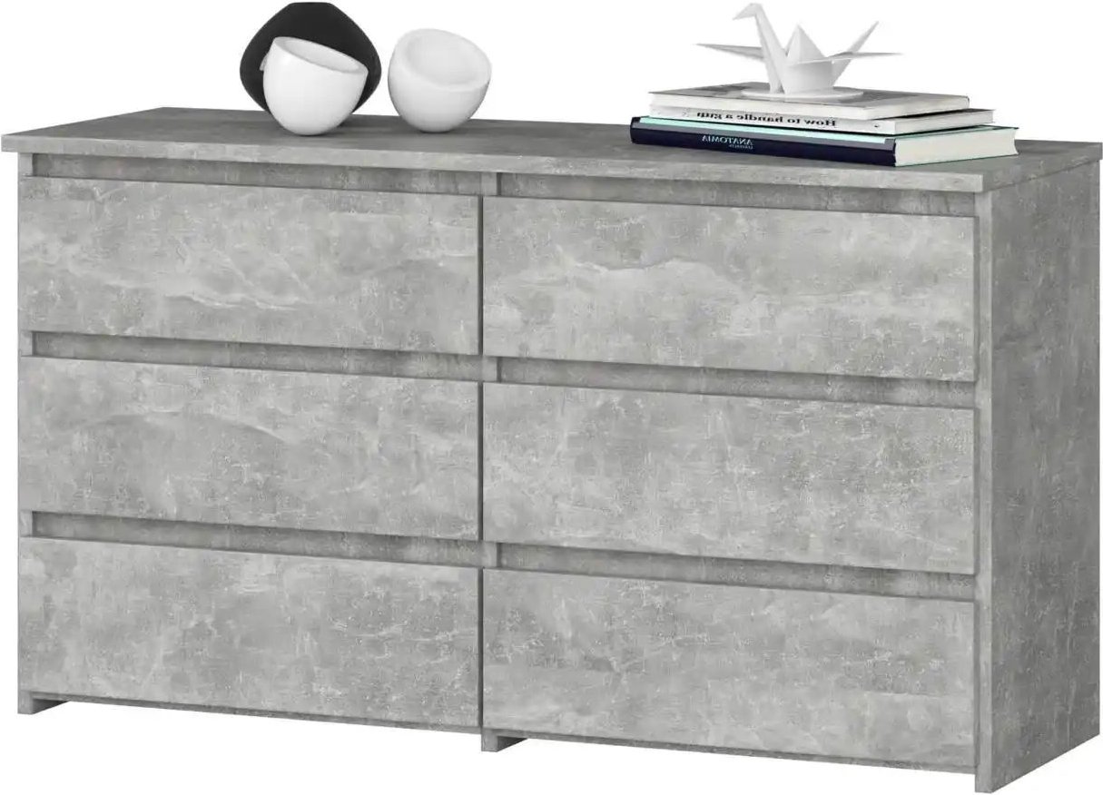 Kommode Carla ¦ grau ¦ Maße (cm): B: 100 H: 57 Kommoden & Sideboards > Kommoden - Höffner