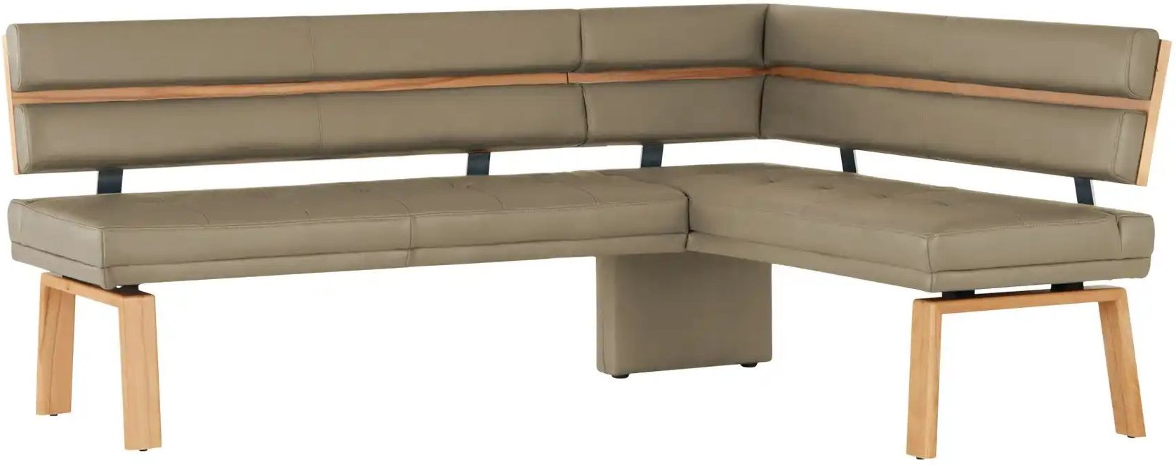 Eckbank Leder Canto III ¦ braun ¦ Maße (cm): B: 203 H: 88 T: 157.0 Bänke > Eckbänke - Höffner