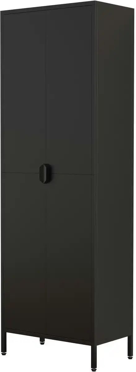 Highboard Flokas ¦ schwarz ¦ Maße (cm): B: 60 H: 180 Kommoden & Sideboards > Highboards - Höffner