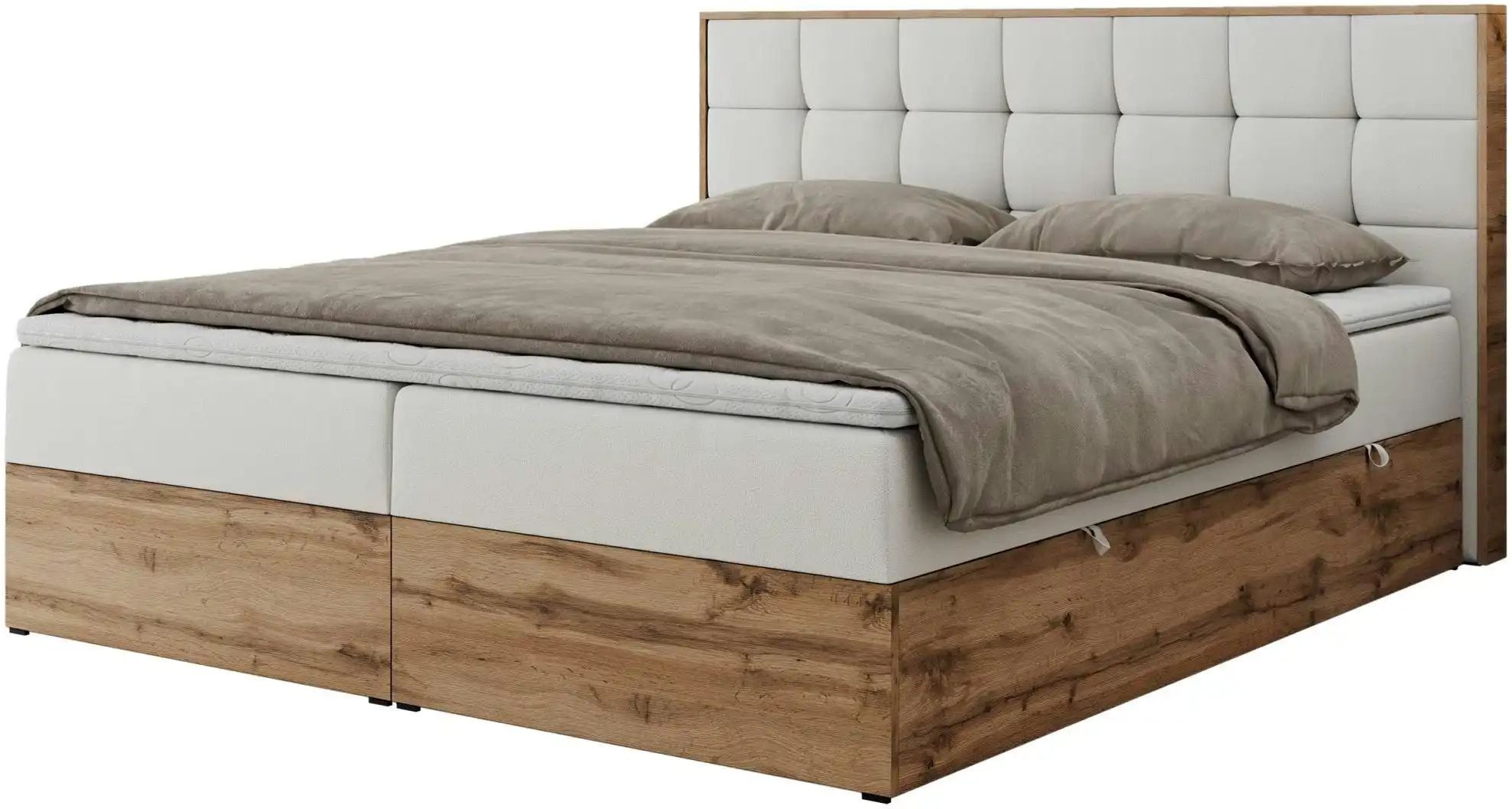 Thumbnail - Boxbett mit Bettkasten Albero 1 ¦ weiß ¦ Maße (cm): B: 168 H: 104 Betten > Komfortbetten - Höffner