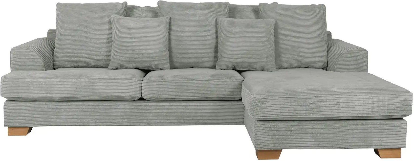 SOHO Ecksofa Franka ¦ grau ¦ Maße (cm): B: 268 H: 87 T: 161.0 Polstermöbel > Sofas > 3-Sitzer - Höffner