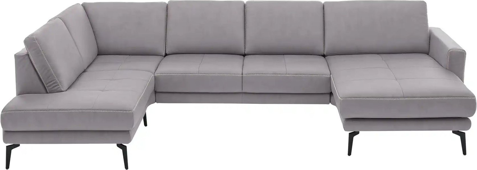 meinSofa Wohnlandschaft aus Mikrofaser Mike ¦ grau ¦ Maße (cm): B: 327 H: 86 T: 180.0 Polstermöbel > Sofas > Wohnlandsch...
