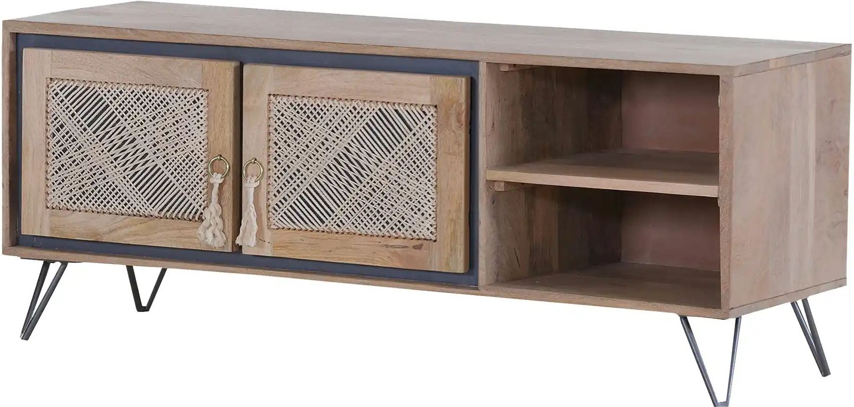 Thumbnail - Lowboard Almina ¦ holzfarben ¦ Maße (cm): B: 130 H: 50 T: 40.0 Kommoden & Sideboards > Lowboards - Höffner