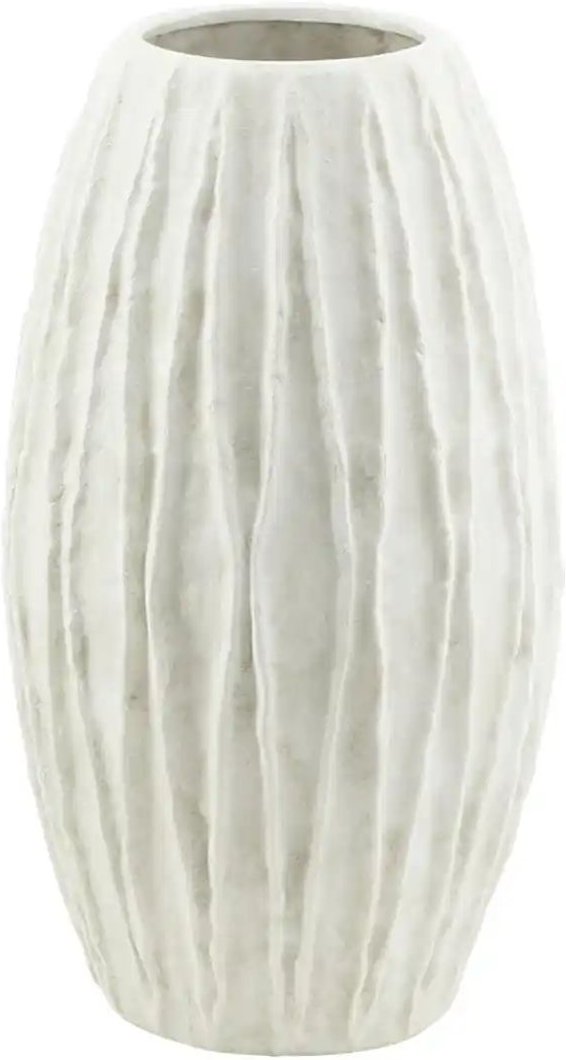 HOME STORY Deko Bodenvase ¦ weiß ¦ Steingut ¦ Maße (cm): H: 49,5 Ø: 27.5 Accessoires > Vasen - Höffner