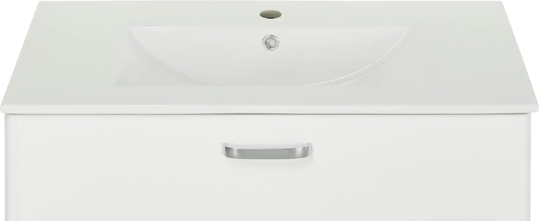 Bad-Keramik-Waschtisch Bodensee ¦ weiß ¦ Maße (cm): B: 80 H: 1,5 T: 46.0 Sonstiges Zubehör - Höffner
