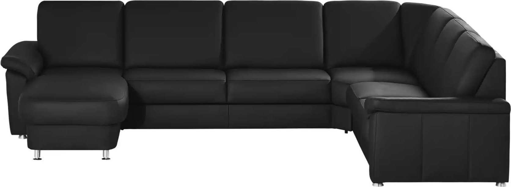 Thumbnail - meinSofa Wohnlandschaft Leder Carolin ¦ schwarz ¦ Maße (cm): B: 330 H: 91 T: 240.0 Polstermöbel > Sofas > Wohnlandschaft...
