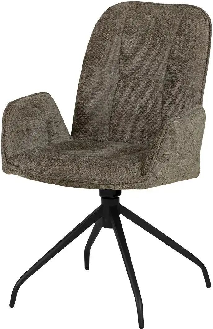 uno Armlehnstuhl drehbar Cooper ¦ braun ¦ Maße (cm): B: 58 H: 92 T: 63.0 Stühle > Esszimmerstühle > Esszimmerstühle mit ...