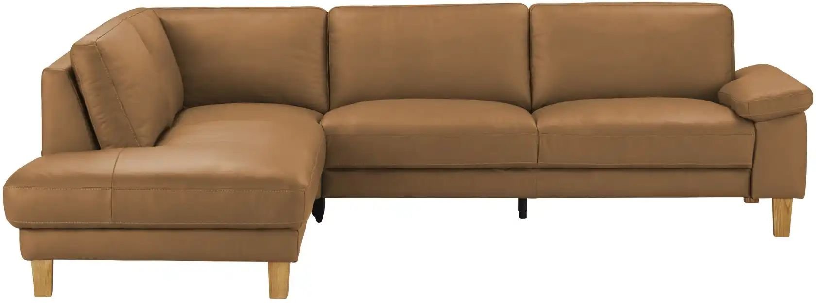 Ravensberger Werkstätten Ecksofa Leder RW-Select ¦ braun ¦ Maße (cm): B: 274 H: 77 T: 220.0 Polstermöbel > Sofas > Eckso...
