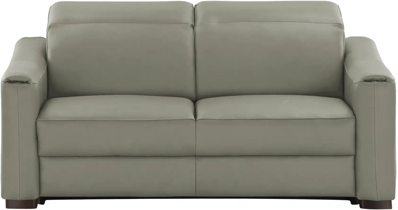 Ravensberger Werkstätten Einzelsofa Echtlederbezug Corby ¦ grau ¦ Maße (cm): B: 176 H: 102 T: 107.0 Polstermöbel > Sofas...