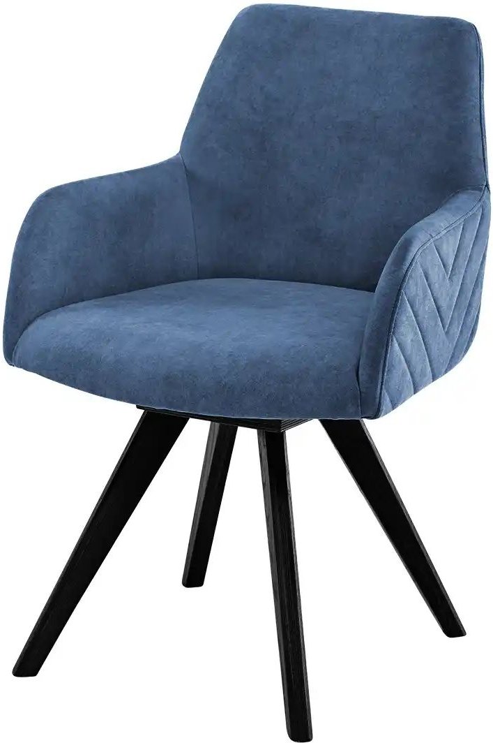 Woodford Esszimmerstuhl Delhi ¦ blau ¦ Maße (cm): B: 61 H: 88 T: 66.5 Stühle > Küchenstühle > Küchenstühle mit Armlehne...