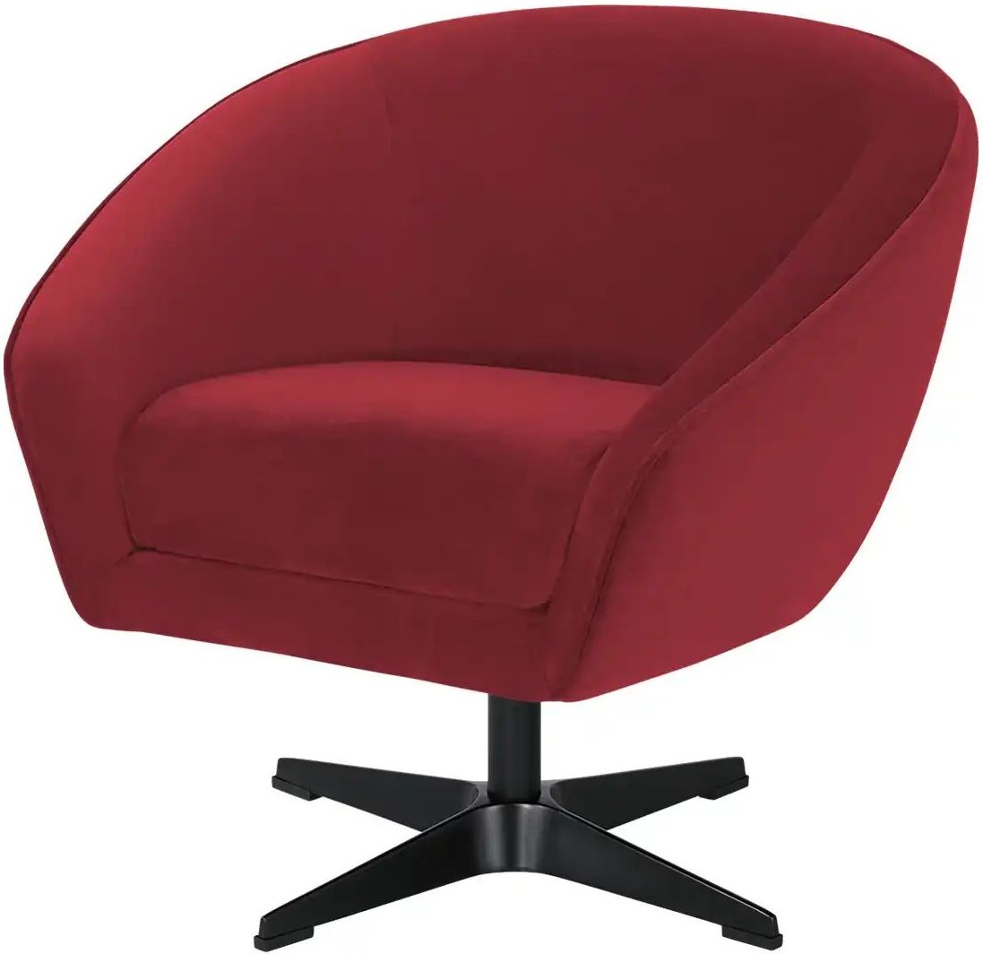 switch Drehsessel Roma Mikrofaser ¦ rot ¦ Maße (cm): B: 80 H: 75 T: 80.0 Polstermöbel > Sessel > Drehsessel - Höffner