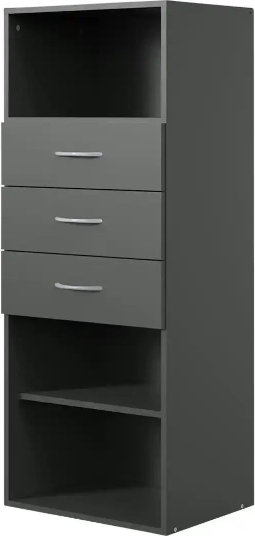 Regal Multiraumkonzept ¦ grau ¦ Maße (cm): B: 40 H: 126 T: 40.0 Regale > Standregale - Höffner