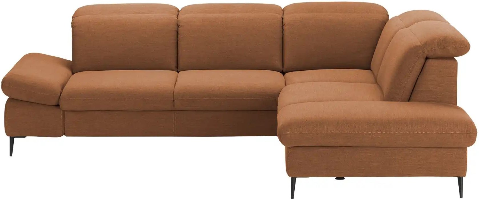 uno Ecksofa Serra ¦ kupfer ¦ Maße (cm): B: 268 H: 81 T: 215.0 Polstermöbel > Sofas > Ecksofas - Höffner
